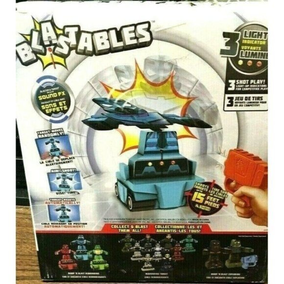 Blastables Rebounding Robot With Blaster Motorized 360° Movement Ages 4+ So - Picture 2 of 9
